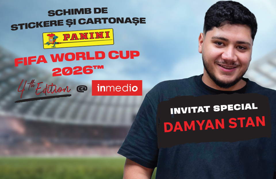 Schimb de stickere și cartonașe FIFA World Cup 2026 la Inmedio Iulius Mall Timișoara